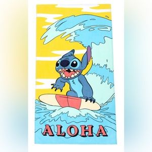 Lilo and stitch beach towel.